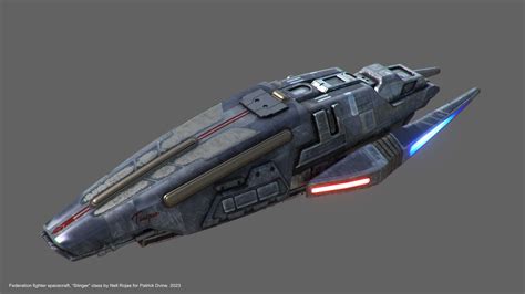 Federation Fighter Ship The X Wing From Star Trek — Scifi