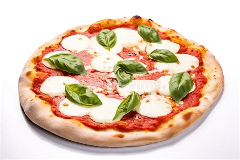 Classic Margherita Pizza With Thin Crust And Tangy Tomato Sauce