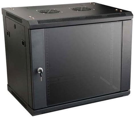 9u Wall Mount Data Cabinet 600 X 600 Black Informed Systems Store