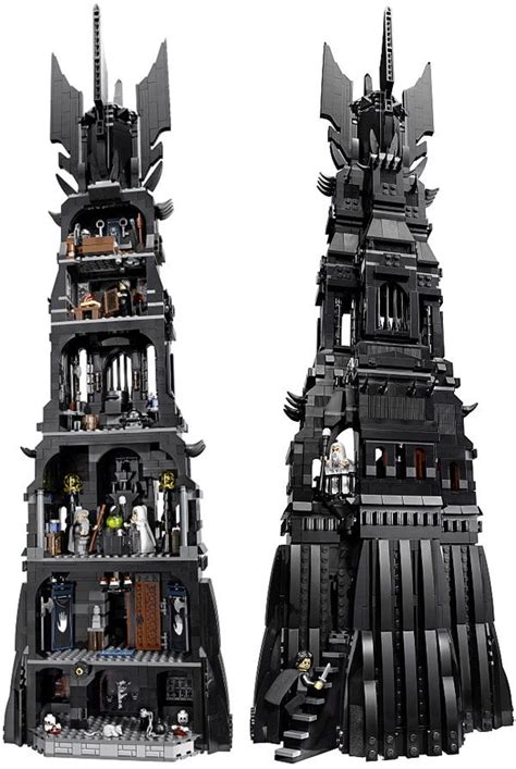 Lego Lord Of The Rings Tower Of Orthanc Set Lego Castle Lego