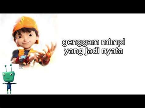 Lirik Lagu Boboiboy Galaxy S Opening Kembali Beraksi Youtube