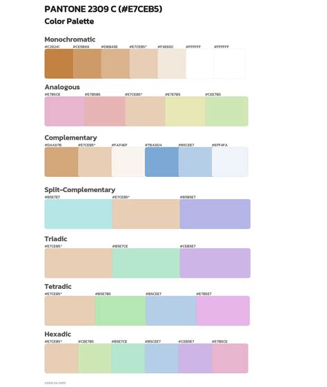 pantone   color palettes colorxscom