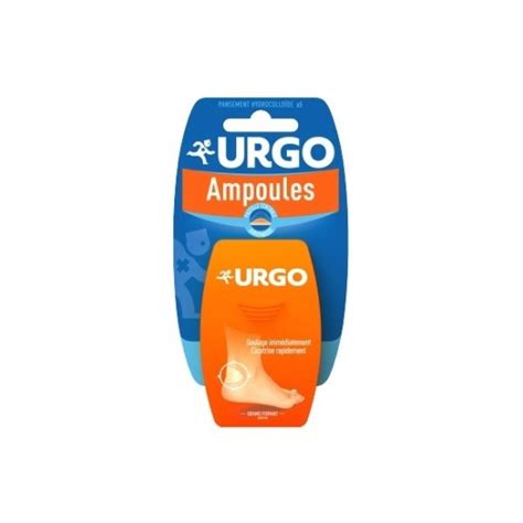 Urgo Ampoules Traitement Talon 5 Pansements Grand Format