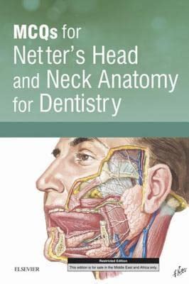 MCQs For Netter S Head And Neck Anatomy For Dentistry Elsvier Amazon