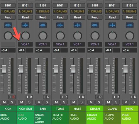 Logic Pro X How To Create And Use VCA Faders And VCA Groups