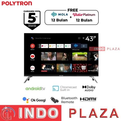 Jual TV POLYTRON 43 INCH GOOGLE TV PLD 43RG9059 FHD PLD 43UG5959 4K