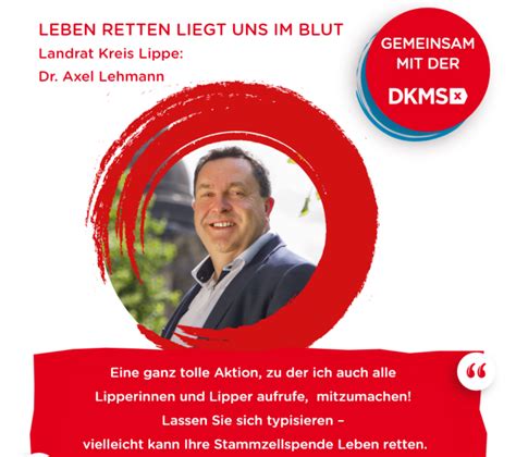 Typisierungsaktion Der DKMS In OWL Das Blaue Blatt