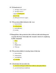 Understanding The Role Of TTrbnsferrin In Iron And Copper Course Hero