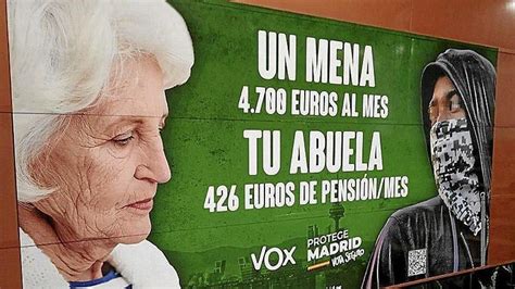 La Fiscalía abre diligencias a Vox por delito de odio en un cartel