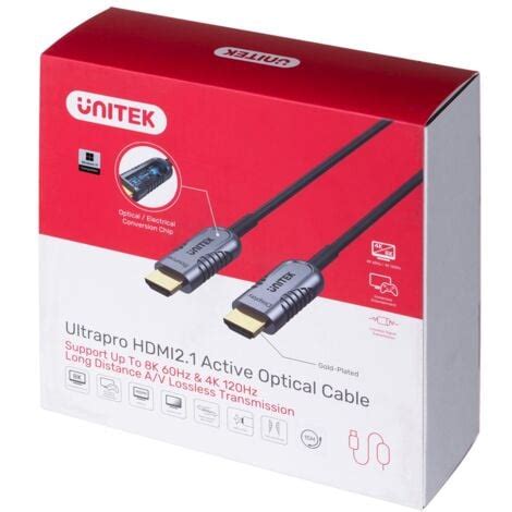 UNITEK KABEL HDMI 2 1 AOC 8K 4K120HZ 15M C11029DGY