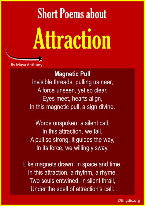 10 Best Short Poems About Attraction EngDic