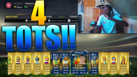 Tots In The Same Pack Yes Tots In One Pack Best Fifa Tots