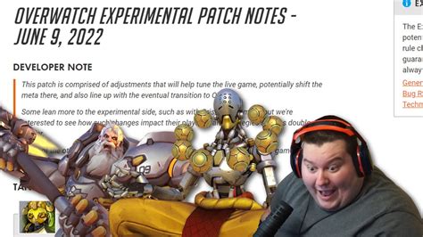 NEW OVERWATCH EXPERIMENTAL PATCH NOTES Orisa Halt Buff Zen Snap