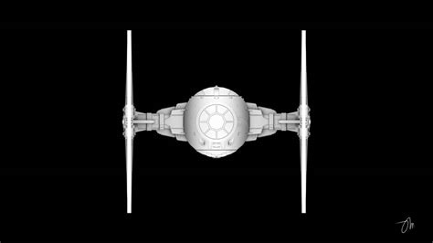 Tie Starfighter Front View By Jasonmartin3d On Deviantart