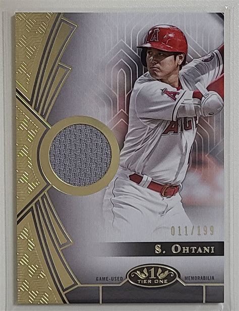 Yahoo オークション 大谷翔平 199枚限定 2023 Topps Tier One Reli