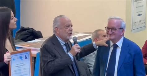 Video De Laurentiis Siamo Alla Firma Per Osimhen Stadio Maradona