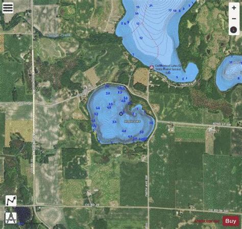 Maple Lake Fishing Map | Nautical Charts App