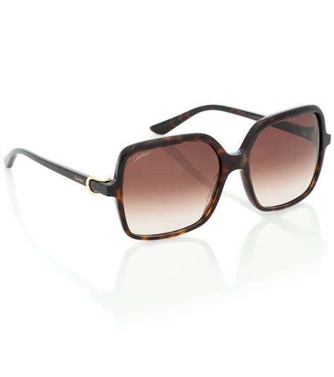 Cartier Eyewear Collection Signature C De Cartier Square Sunglasses Cartier