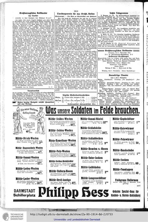 Darmstädter Zeitung amtliches Organ der Hessischen Landesregierung