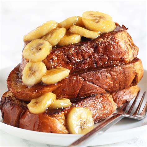 Bananas Foster French Toast - Handle the Heat