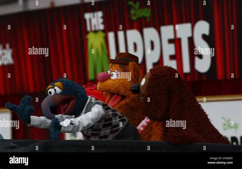 Gonzo And Fozzie Bear And Rowlf The Muppets World Premiere Hollywood Los