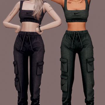 RIMINGS Nike Sweat Suit Crop Top Jogger Pants RIMINGS On Patreon