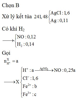 Hòa tan hết hỗn hợp gồm Fe FeO Fe2O3 Fe3O4 Fe OH 2 và Fe OH 3