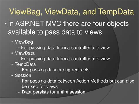 Data Structures And Database Applications View And Session Data Ppt