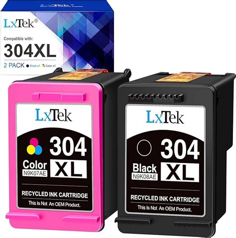 Lxtek Xl High Yield 304xl Remanufactured Ink Cartridges Replacement For Hp 304xl For Envy 5010