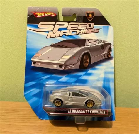 HOT WHEELS Speed Machines Lamborghini Countach Th Anniversary Silver PicClick UK