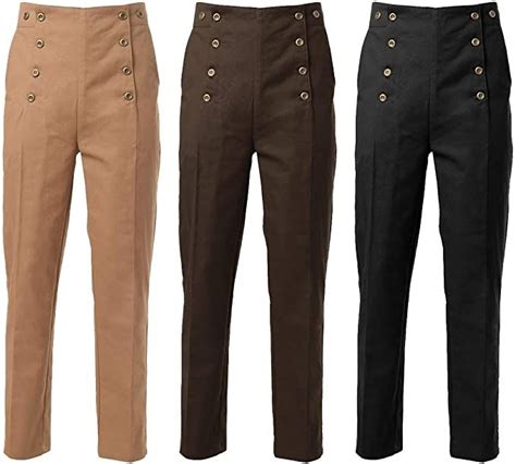 Amazon Bpurb Steampunk Pants High Waist Victorian Men S Pants