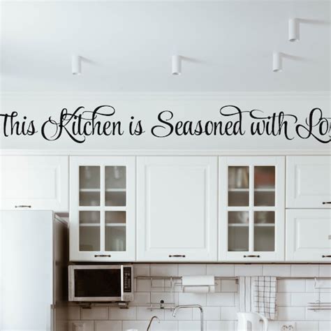 Kitchen Rules Vinyl Wall Decal Sticker Home Living Vinyl Etsy