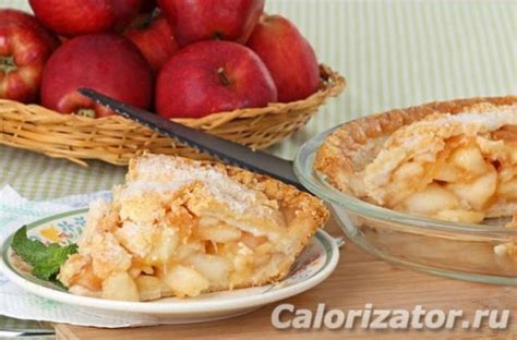 Диетический яблочный пирог - калорийность, состав, описание ...