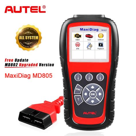 Autel Maxidiag Md Full System Obd Scanner Car Diagnostic Tool Code