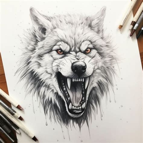 Pin By 419inkStudio On Design For Stencil Wolf Face Tattoo Wolf