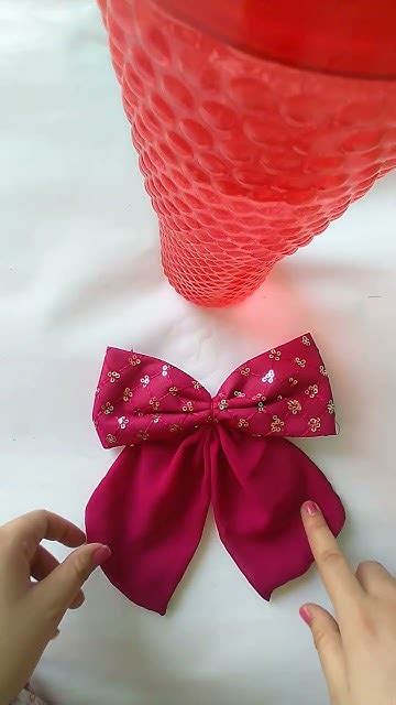 Diy Easy Fabric Bow🎀🎀🎀 Youtube