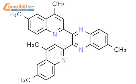 500304 83 6 Quinoxaline 2 3 Bis 4 6 Dimethyl 2 Quinolinyl 6 Methyl