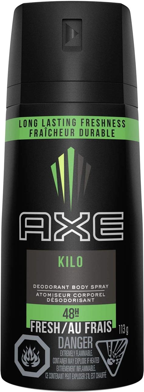 Axe Deodorant Body Spray Kilo 4 Ounce Pack Of 6