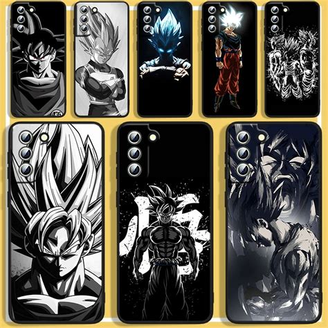 Art Dragons Balls Vegeta Son Gokus Phone Case For Samsung Galaxy S23