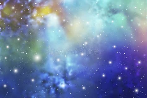Astrology Mystic Galaxy Background. Outer Space. Vector Digital ...