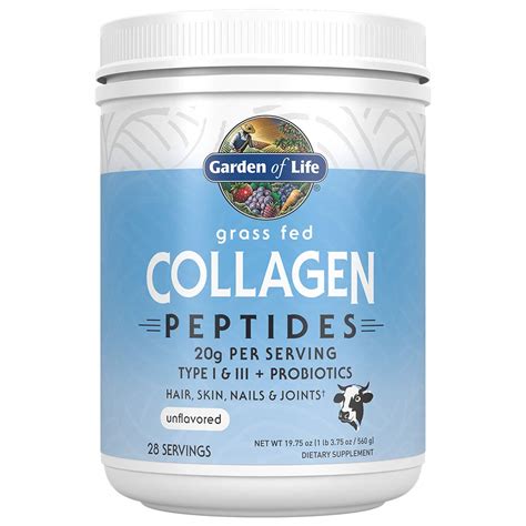 Buy Garden Of Life Grass Fed Collagen Peptides Powder Unflavored Collagen Powder For Women Men