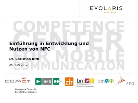 Ppt Einf Hrung In Entwicklung Und Nutzen Von Nfc Dr Christian Kittl