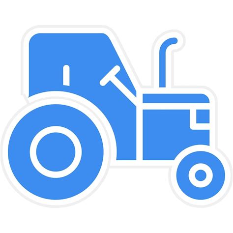 Premium Vector Tractor Icon Style