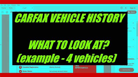 Carfax Vehicle History Report Explained With Examples Good Vs Bad