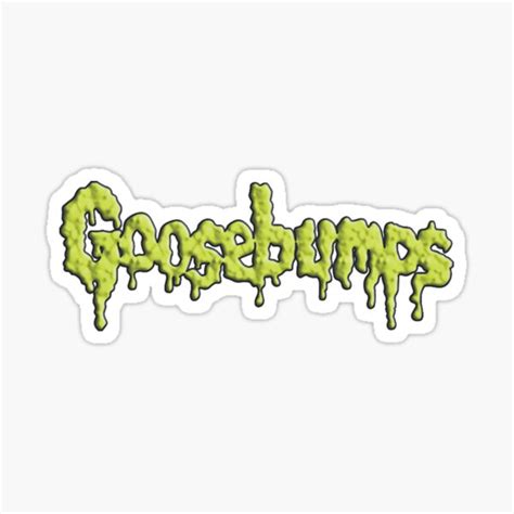 Goosebumps Logo Stickers | Redbubble