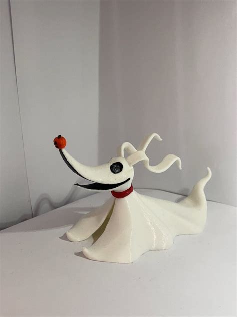 Zero The Dog From The Nightmare Before Christmas 3d Printed Etsy