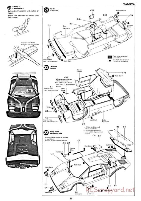 Tamiya 58008 Manual • Lmbrghni Countach Lp500s Cs • Rcscrapyard