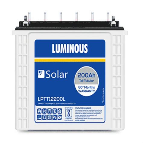 V Luminous Ah Lptt L Solar Battery At Rs In Bhopal Id