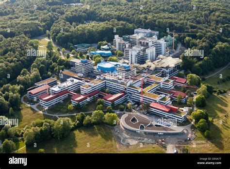 Aerial view, University of Konstanz, Konstanz, district of Konstanz ...