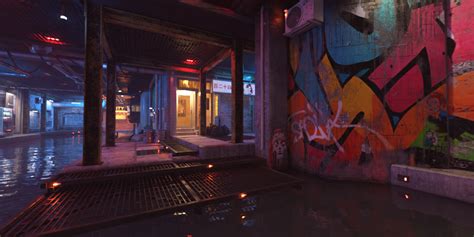 Hot Hdri Sets Neon Dark City Daz Studio By Dreamlight